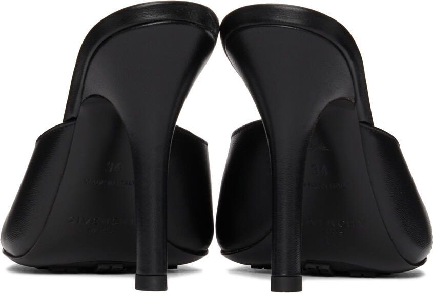 Givenchy Black Two Toes Heeled Sandals