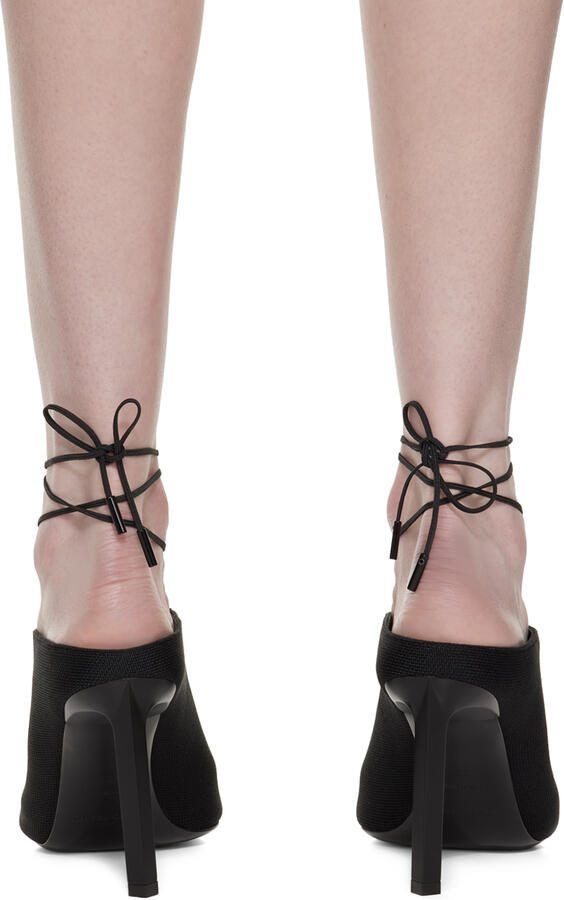 Givenchy Black Wrap Around Mules