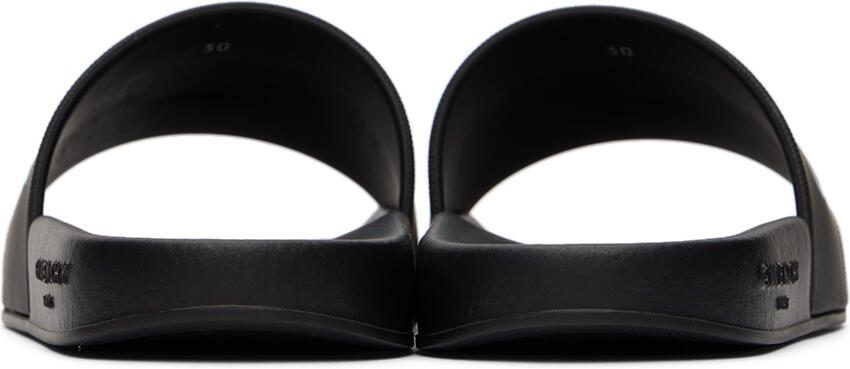 Givenchy Kids Black Logo Slides