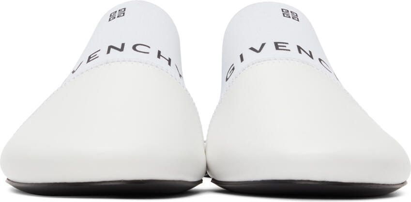Givenchy Off-White Paris Flat Mules - Picture 3