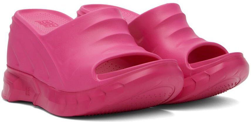 Givenchy Pink Marshmallow Heeled Sandals - Picture 2