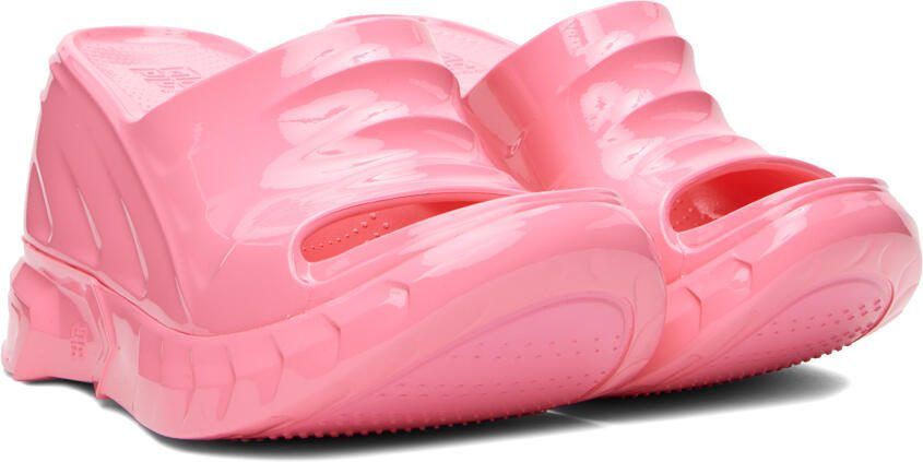 Givenchy Pink Marshmallow Platform Sandals - Picture 2