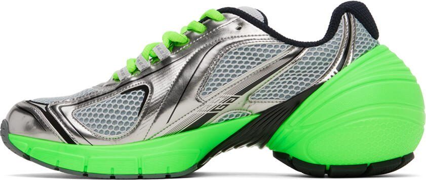 Givenchy Silver  Green TK-MX Sneakers - Picture 3