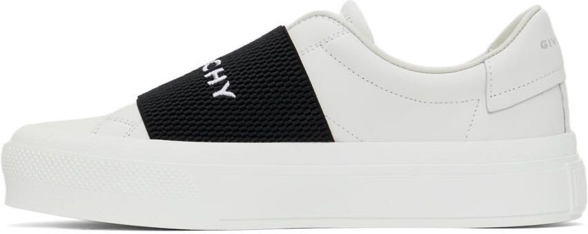 Givenchy White  Black City Court Slip-On Sneaker - Picture 4
