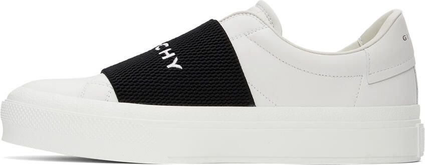 Givenchy White  Black City Court Slip-On Sneaker - Picture 4