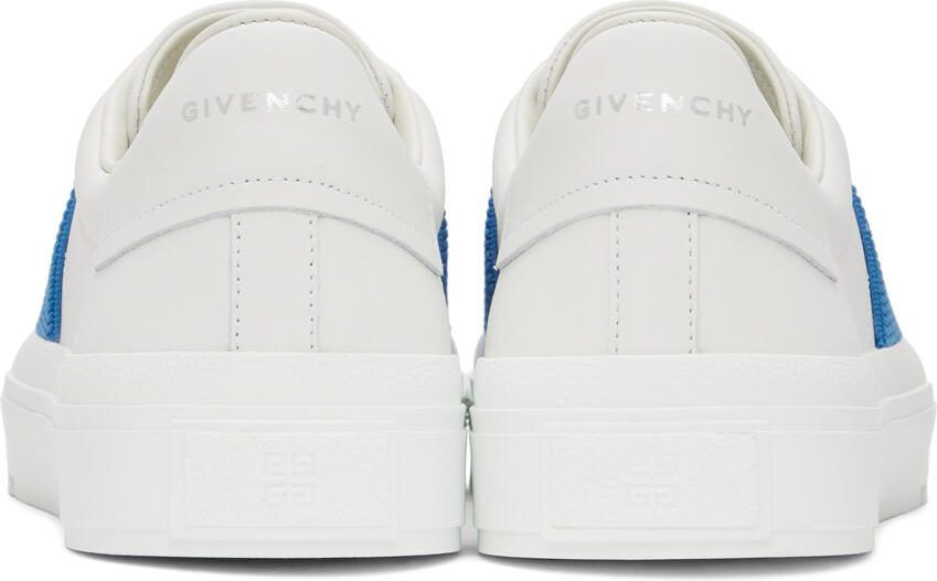 Givenchy White  Blue City Sport Sneakers