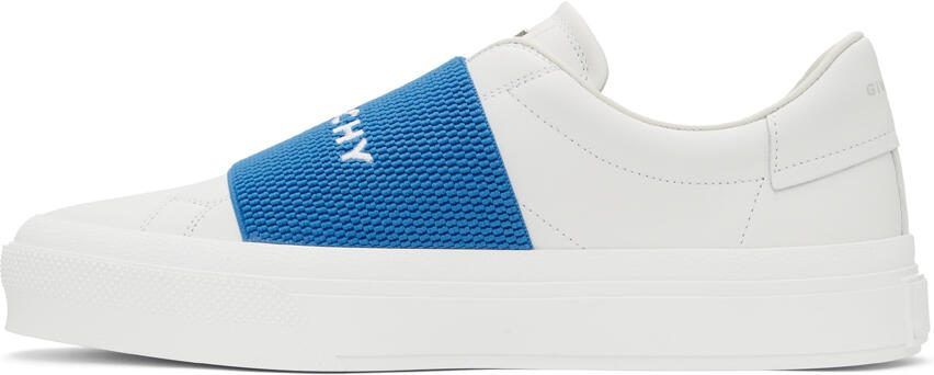 Givenchy White  Blue City Sport Sneakers - Picture 3