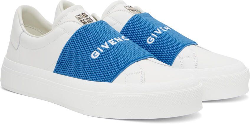 Givenchy White  Blue City Sport Sneakers - Picture 2