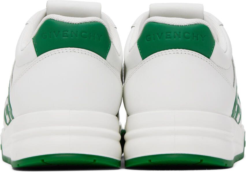 Givenchy White  Green G4 Sneakers