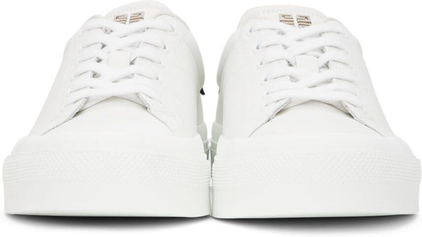Givenchy White  Navy City Sneakers - Picture 3