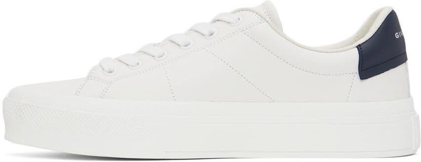 Givenchy White  Navy City Sneakers - Picture 4