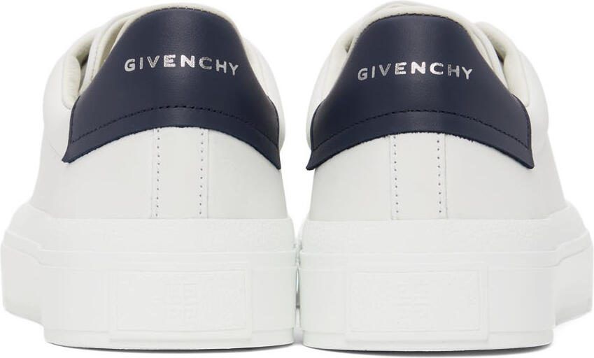 Givenchy White  Navy City Sneakers - Picture 2