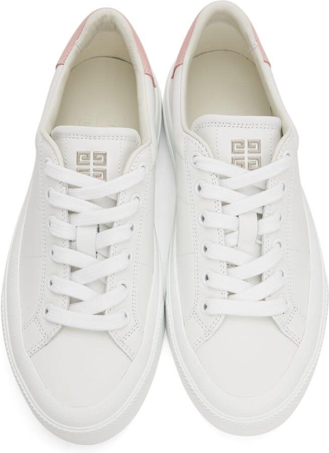 Givenchy White  Pink City Sneakers