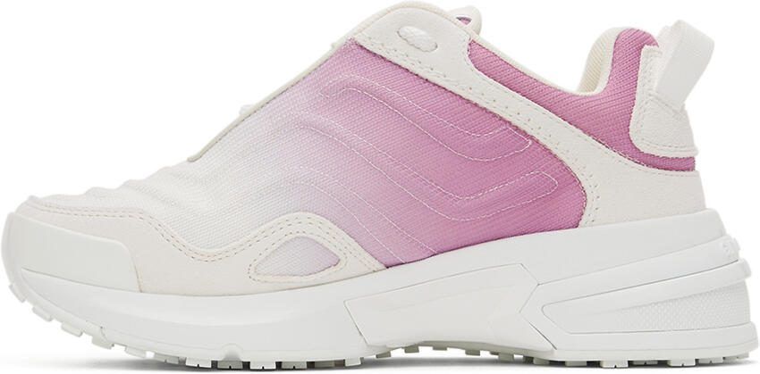Givenchy White  Pink GIV 1 Light Runner Sneakers - Picture 4