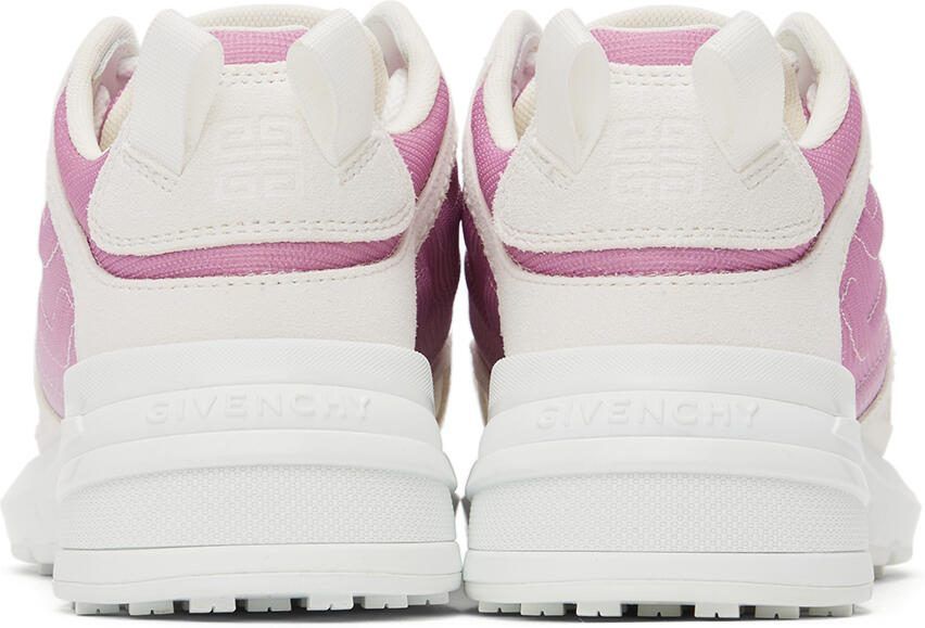 Givenchy White  Pink GIV 1 Light Runner Sneakers - Picture 2