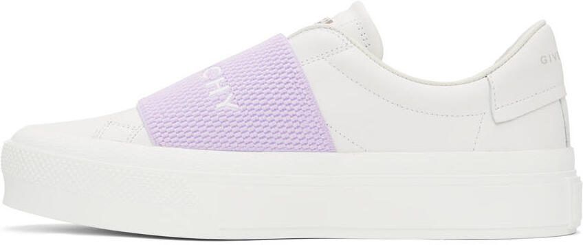 Givenchy White  Purple City Sport Sneakers - Picture 3