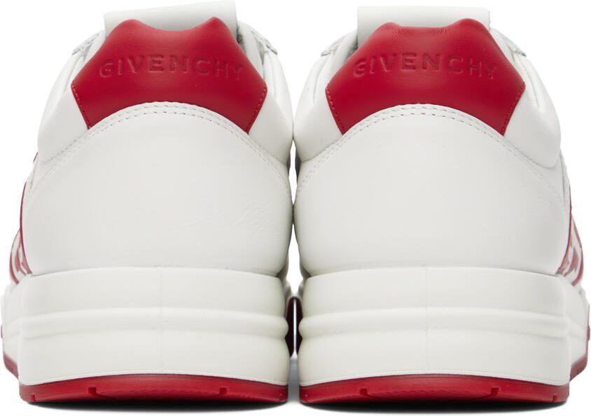 Givenchy White  Red City Sport Sneakers