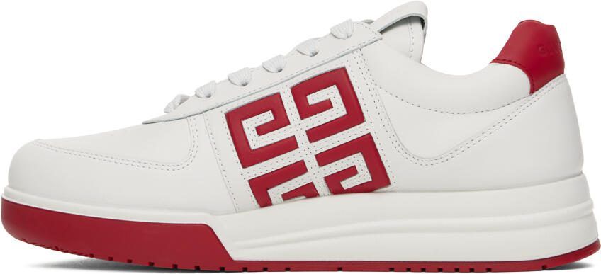 Givenchy White  Red City Sport Sneakers - Picture 3