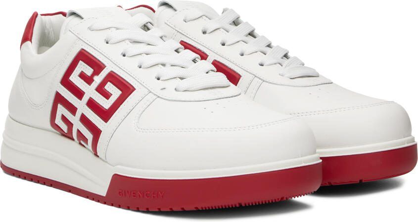 Givenchy White  Red City Sport Sneakers - Picture 2