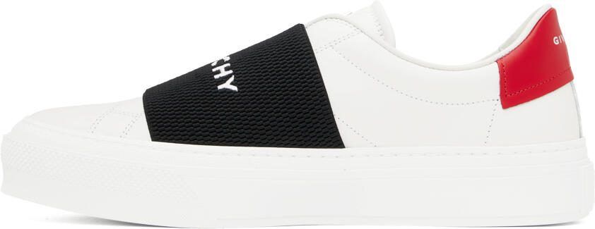 Givenchy White  Red City Sport Sneakers - Picture 3