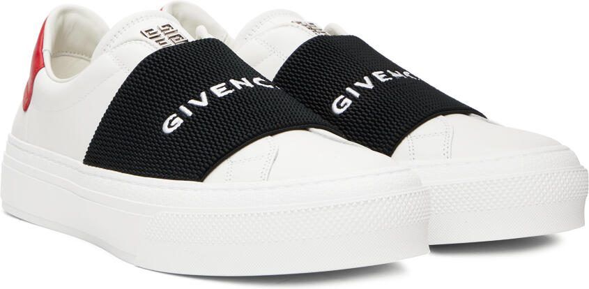 Givenchy White  Red City Sport Sneakers - Picture 2