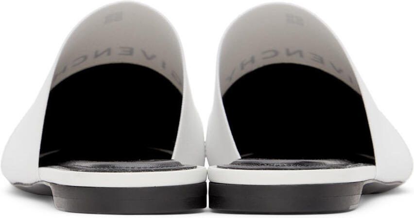 Givenchy White Bedford Mules - Picture 2