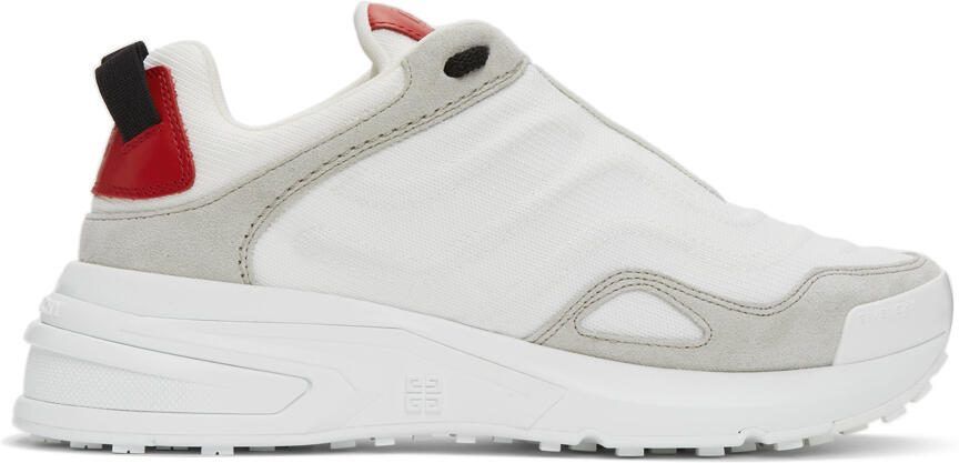 Givenchy White Giv 1 Light Runner Sneakers - Picture 4
