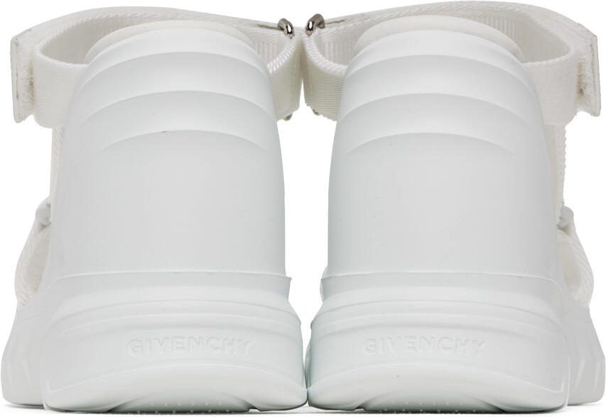 Givenchy White Marshmallow Wedge Sandals