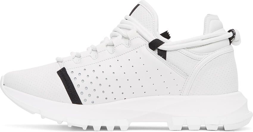 Givenchy White Spectre Zip Low Sneakers - Picture 3