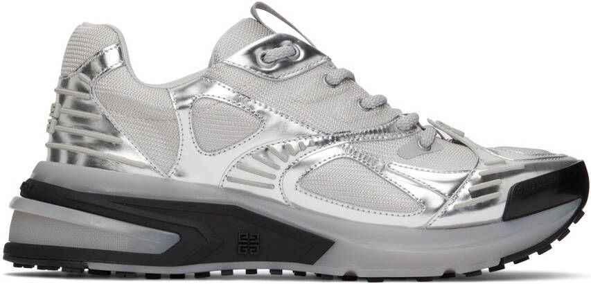 Givenchy Grey  Silver GIV 1 TR Sneakers - Picture 5