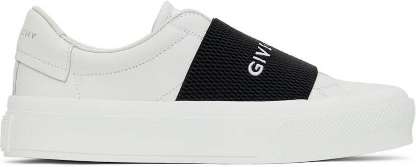Givenchy White  Black City Court Slip-On Sneaker - Picture 5