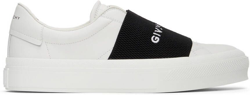 Givenchy White  Black City Court Slip-On Sneaker - Picture 5