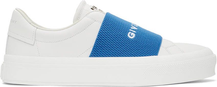 Givenchy White  Blue City Sport Sneakers - Picture 5