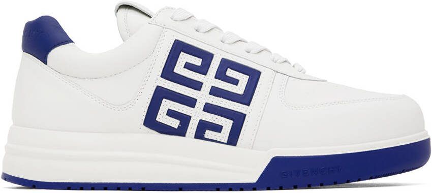 Givenchy White  Blue G4 Sneakers - Picture 5