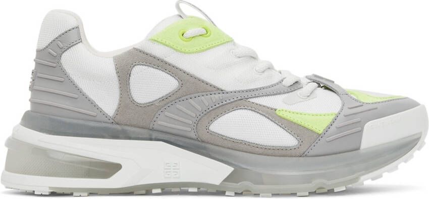 Givenchy White  Grey GIV 1 TR Sneakers - Picture 5