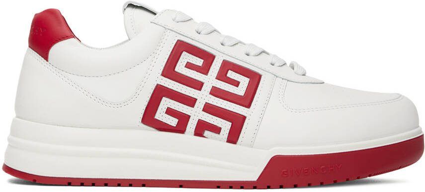 Givenchy White  Red City Sport Sneakers - Picture 5