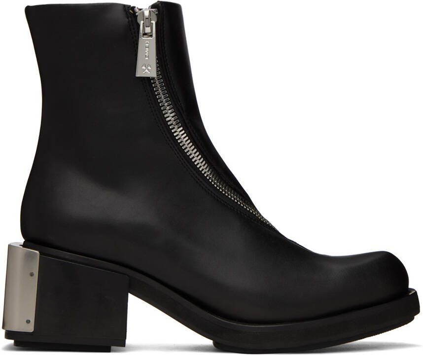 GmbH Black  Beige Sprayed Chelsea Boots - Picture 3