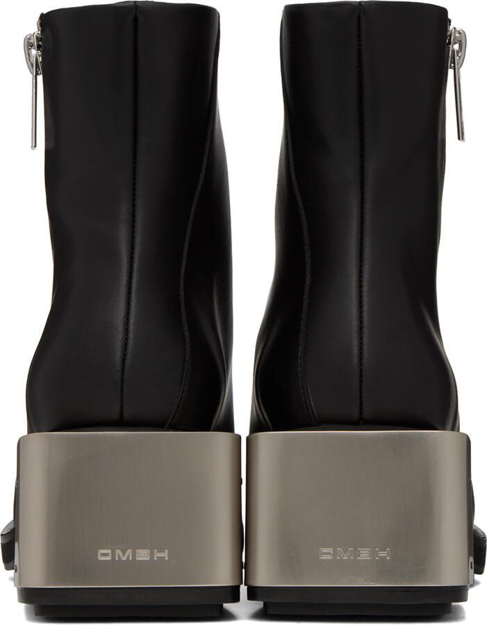 GmbH Black  Beige Sprayed Chelsea Boots - Picture 2