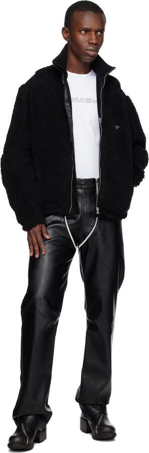 GmbH Black  Beige Sprayed Chelsea Boots - Picture 7