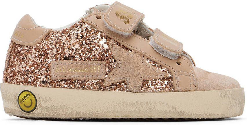 Golden Goose Baby Pink Old School Sneakers - Picture 4