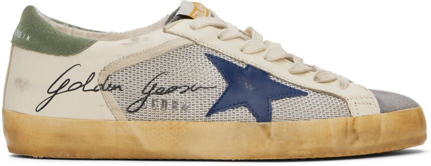 Golden Goose Beige Super-Star Sneakers - Picture 5