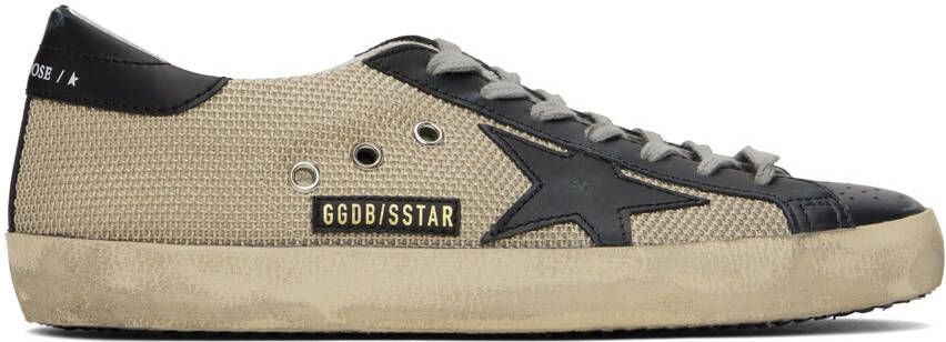 Golden Goose Brown  Black Super-Star Sneakers