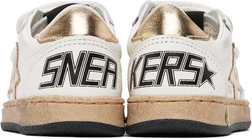 Golden Goose Baby Off-White Ball Star Sneakers - Picture 4