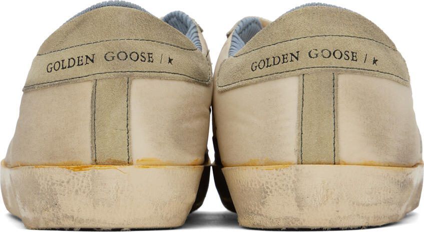 Golden Goose Beige  Taupe Super-Star Sneakers