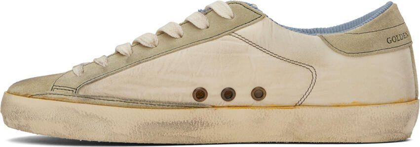 Golden Goose Beige  Taupe Super-Star Sneakers - Picture 3