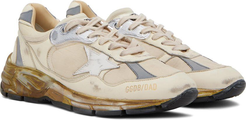 Golden Goose Beige Dad-Star Sneakers - Picture 2