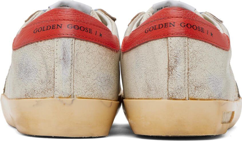 Golden Goose Beige Super-Star Penstar Sneakers - Picture 2