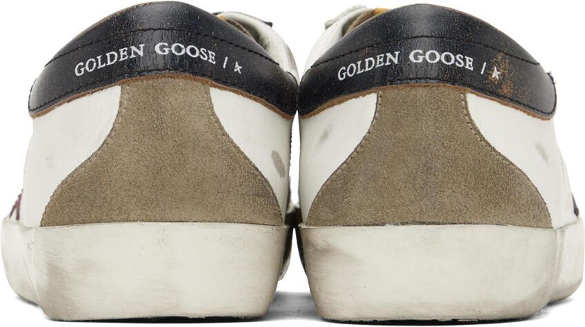 Golden Goose Blue  White Super -Star Sneakers