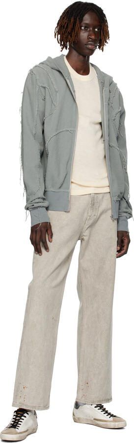 Golden Goose Blue  White Super -Star Sneakers - Picture 4