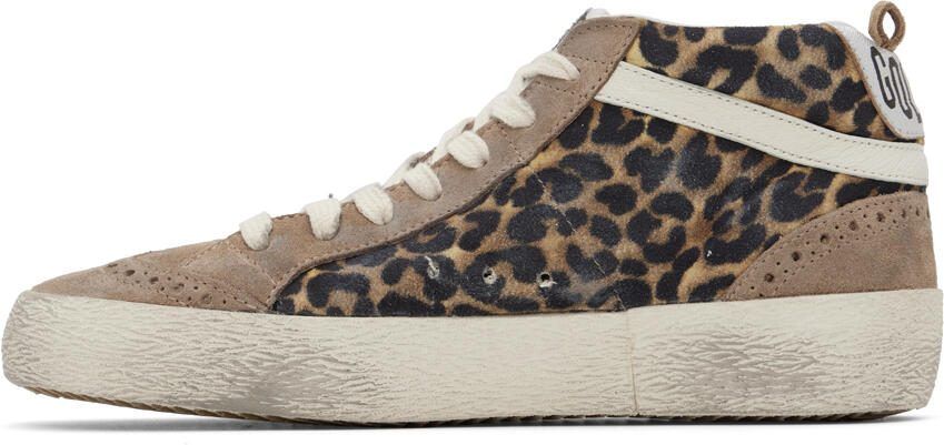 Golden Goose Brown  Black Mid Star Classic Sneakers - Picture 3